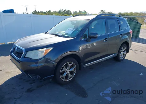 2015 Subaru Forester 2.5I Touring z USA, uszkodzony, nr VIN JF2SJAUC3FH431511